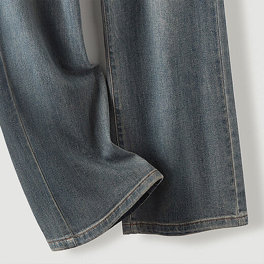 Cypress House Wäsche Jeans 2025 Herbst neue Frauen modische elastische hohe Taille lange, breite Beine
