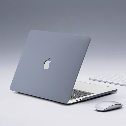 Diyi Workshop eignet sich für Apple-Computer-Schutzhülle, MacBook-Notebook-Hülle, M2-Hülle, Air13-Lederhülle, M5 New Pro16-Zoll-13,3-Schutzhülle, poetische blau-cremefarbene Schutzhülle, mit gleichfarbiger Tastaturfolie + staubdichtem Stecker, altes Air13 (A1369/1466).