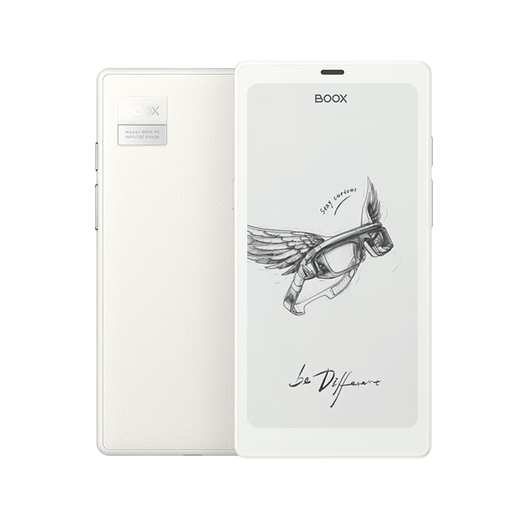 BOOX comes with an off-white original protective case. Aragonite P6 Little White Horse 6.13-inch ink screen electronic paper book reader, smart eye protection reading artifact, e-book pocket reader. Comes standard with an original off-white protective case + gift package.