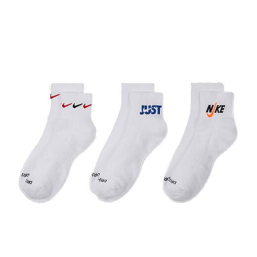 耐克（NIKE）男子运动休闲袜子DH3827-902 DH3827-902-2024夏季 M
