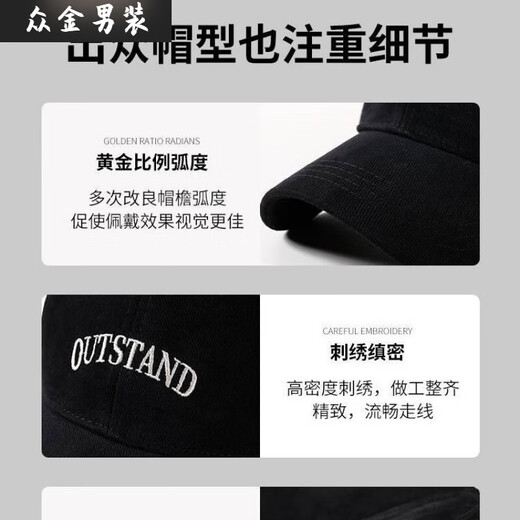 Manxinan black baseball cap for women 2024 new style enlarged and deepened peaked cap wide brim big head circumference showing face small versatile hat out black M (52-60cm) normal head circumference