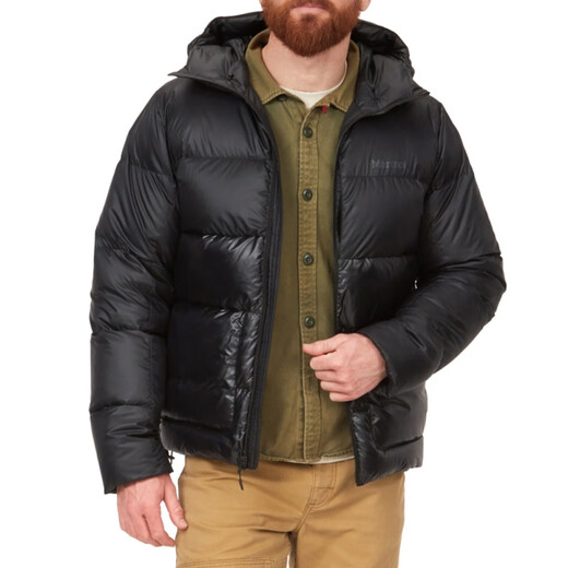 Groundhog (MARMOT) Guides Men's Down Jacket Outdoor Large Bread 700 Hot Warm 15866 Official Flagship Black 24 Models M (175) US Code M Code
