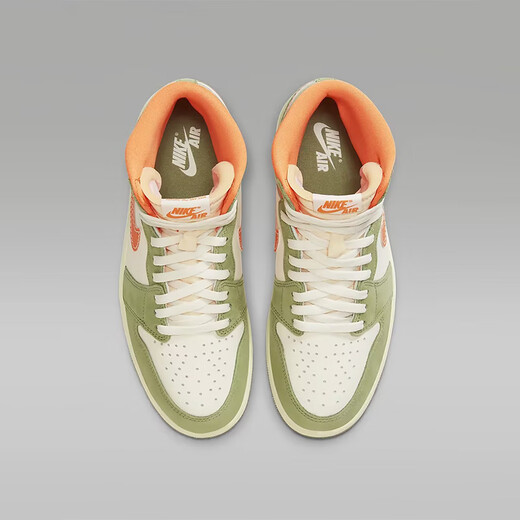 耐克（NIKE） JORDAN 1 AJ1 乔1男子高帮篮球鞋 554724 绿橙FB9934-300 42