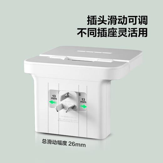 Bull socket, one turn to more, one turn to three plugs, with camera bracket for monitoring, punch-free holder, office home wall router, TV wall hanging rack, one turn to three (the plug on the back is 10A, supports positive/oblique five-hole sockets)