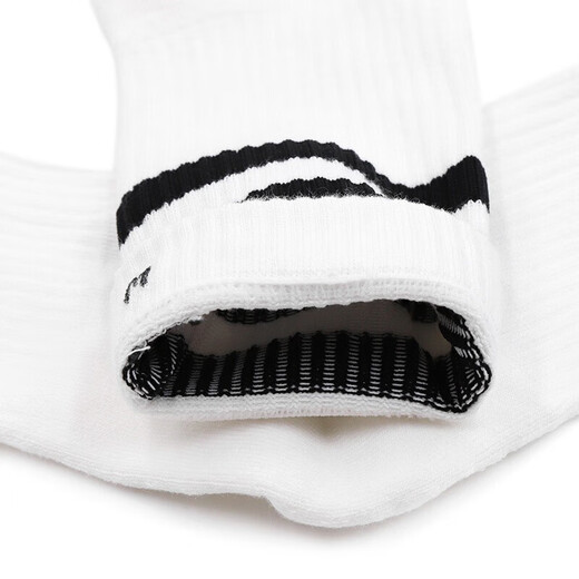 
Adidas socks men's socks women's socks sports socks comfortable and breathable fitness training casual socks high-top stockings FH6628 white pair S-3538