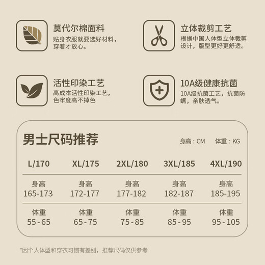 Langsha Modal Cotton Autumn Clothes and Autumn Pants Set Men's Thin Seamless Thermal Underwear Antibacterial Close-fitting Bottoming Cotton Sweater Slim Gray Green Suit Antibacterial Modal Cotton L (170)