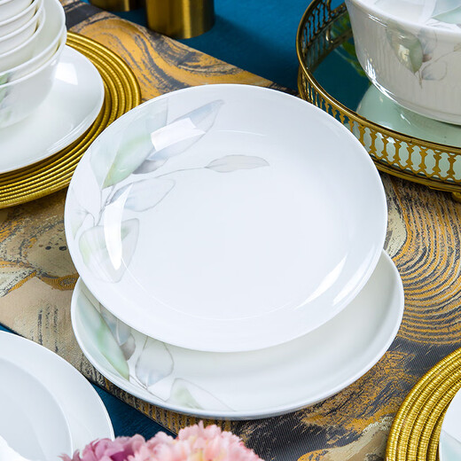 Yunzhihe underglaze color bowls and dishes set for home use 2025 new high-value tableware set new wedding housewarming gift