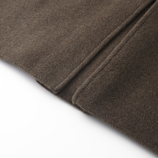 Shanshan (FIRS) Camel Wool Wool Coat Men's Autumn and Winter Warmth Thick Skin-friendly Tencel Business Casual Light Luxury Jacket