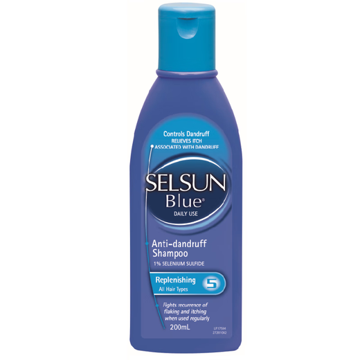 Selsun Blue Bottle 1% Sélénium Disulfure Professionnel Anti-phase Anti-ICH RÉPARATION DES MENSE