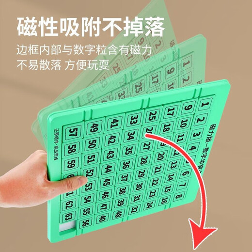 Kabaso Children's Magnetic Digital Huarongdao Kindergarten Primary School Toys Big Children's POMENTE EDUCACIÓN CEREBRICA EDICIONES CERCE