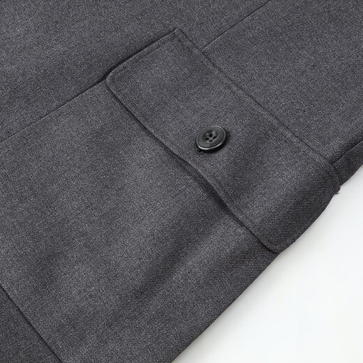 CANDYPRINCE Chinese tunic suit, old-fashioned tunic suit, old tunic suit for dad, old man's suit for grandpa, dark gray-(suit) XL/175-(weight 130-145Jin Jin is equal to 0.5kg)