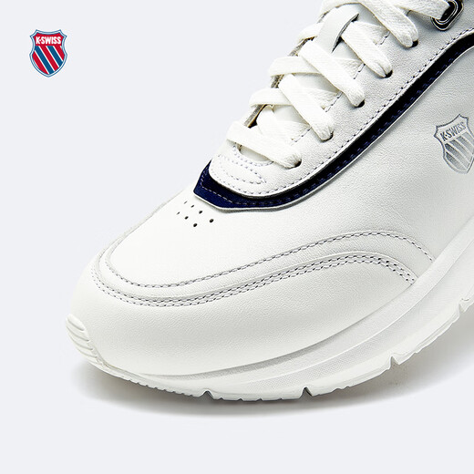 盖世威（K·SWISS）男女运动鞋春季新款透气舒适缓震休闲鞋9274-US 113温布尔登白/海军蓝/盖世红 41