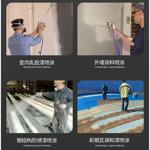 蒂凡（DIFAN POWER TOOLS） 电动高压无气喷涂机 乳胶漆喷漆机 内外墙涂料喷涂机 喷油漆机 【钢泵】DF-880（3500w）