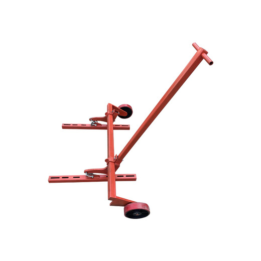 YWZR lever-type multi-functional manhole cover opening truck, a manhole cover tool cart that is universal for all manhole cover types, dark gray