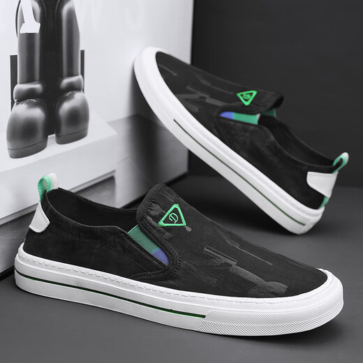 Dkcci Canvas Men's Shoes 2025 Новая летняя дышащая однофуточная педали