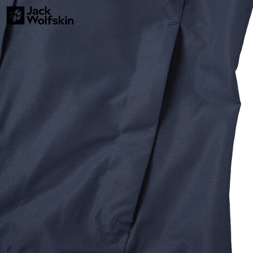 Jack Wolfskin Wolfskin Claw Shock Clothes Women's Spring and Autumn Outdoor Sports Windproof Waterproof Jacket Inner Collar Plus Fleece Hooded Warm Jacket 1010/Raw Blue S 160/84A