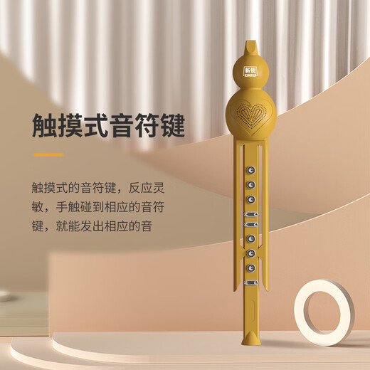 相思鸟电葫芦丝乐器电子吹管电子笛电萨10种音色初学者乐器 白色