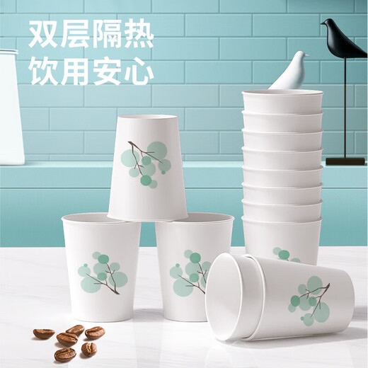 Xingfang disposable cups 233ml*1000 pieces per box household thickened tea cup commercial coffee cup enlarged