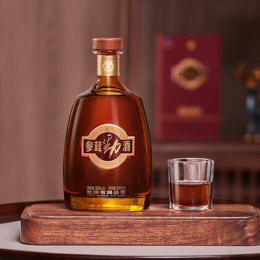 Jin brand 38% ginseng and antler wine gift box, Spring Festival gift box, high-end gift collection, self-drinking, wine holiday gift, 38% 500mL 6 bottles, 6 bottles of ginseng and antler wine in box