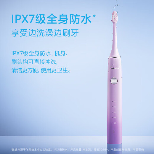 FLYCO Adult Electric Toothbrush, Symphony Series, Couple Model, Intelligent Sonic Vibration Deep Cleaning, Gum Protecting Soft-bristled Toothbrush, Birthday Gift for Boy and Girl, Chinese Valentine's Day, 5 Cleaning Modes | Wireless Charging, FT7105 Romantic Pink