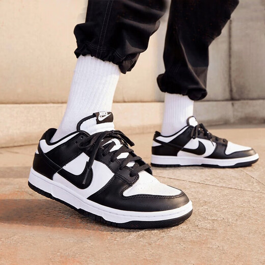 耐克耐克Dunk Low Retro黑白熊猫 舒适百搭 男女款 低帮轻便休闲板鞋 DD1391-100 经典熊猫-男款 39