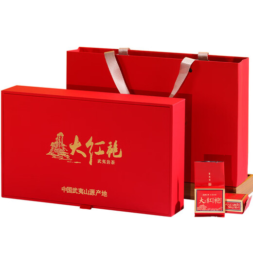 Zhenchaji Wuyi Rock Tea Special Dahongpao High-end Tea Gift Box Gift Cinnamon Oolong Tea Black Tea High-quality Laocong Narcissus 250g (recommended by the boss)
