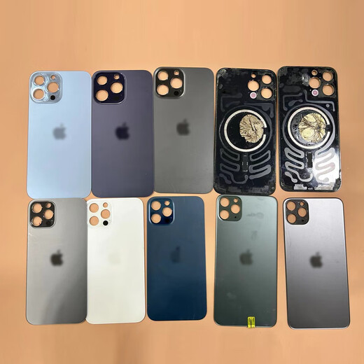 Suitable for Apple back cover glass iphone11pro12mini13promax14pro mobile phone original disassembly mechanical and electrical blue pure original disassembly 95-98 new steel ring iPhone13Pro