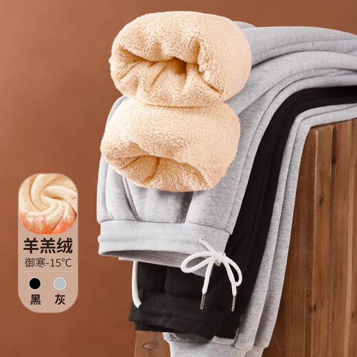 Snow Fly 2024 Новые женские бархатные брюки для ягненка модные, простые, повседневные, удобные и теплые каждый день. Черный 16752f с 160/66a