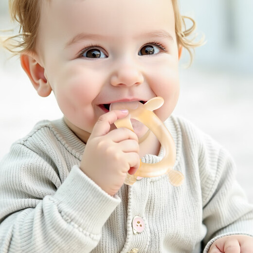 WINSLEOWINSLEO German brand teething stick baby teether chewing gum baby teething period anti-eating hand 468 six months designer model green + gifts