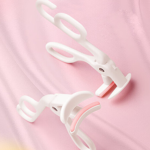 Haifeno eyelash curler super wide-angle eyelash curler novice soaring eyelash curler pink frameless eyelash curler white 1 piece