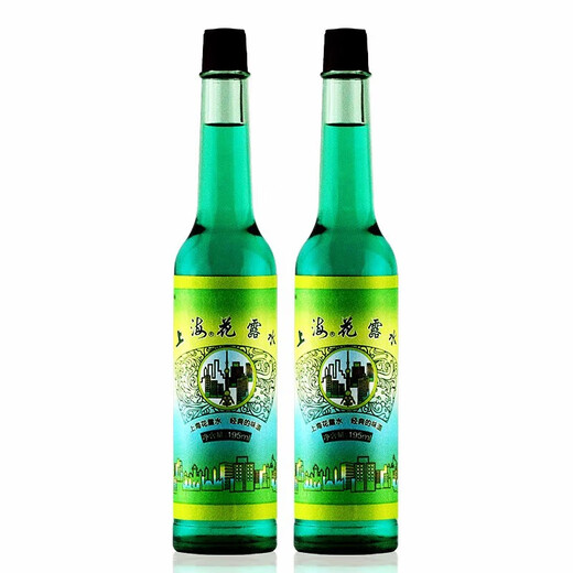 Shanghai Classic Toilet Water Refreshing, Refreshing and Deodorizing Classic Glass Bottle 195ml 2 Bottles