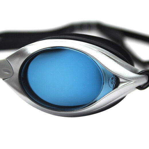 Sable imported professional myopia swimming goggles for men and women waterproof and anti-fog swimming goggles left and right with different degrees 1000 height 101PT myopia silver