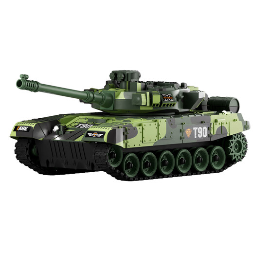 
Symper (Symper) children's remote control tank car crawler type large electric off-road armored vehicle toy car June 1st Children's Day gift 5 channels medium type 99 [camouflage yellow] A set of rechargeable batteries