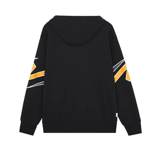 
NEW BALANCE NB Outlet Hooded Sweatshirt Men's Casual Sports Knitted Print Loose Pullover Top MT13583-BK L