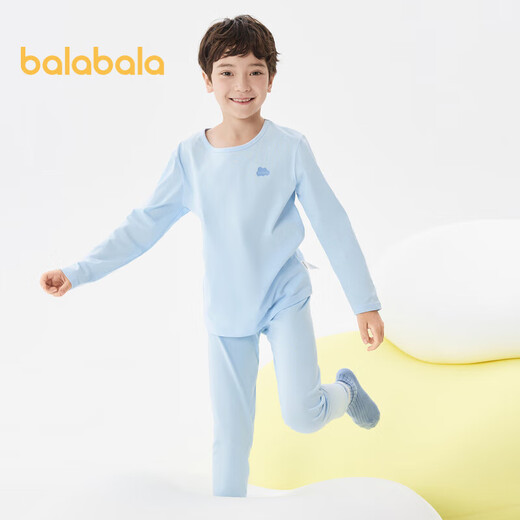 Balabala children's autumn clothes and long pants set spring boys' underwear skin-friendly bottoming pajamas pure cotton comfortable 209925169101
