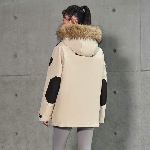 Tambor Down Jacke Männer und Frauen gleicher kurzer Pelzkragen Parker Dicked Thermal Jacket TF236579 Lost in englischer Sprache 175