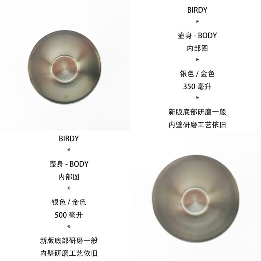 MPPMCK Japanese original imported quality BIRDY stainless steel shaker shaker three-stage shaker-350500 ml.L accessories-filter-350.ml.-Damage purchase