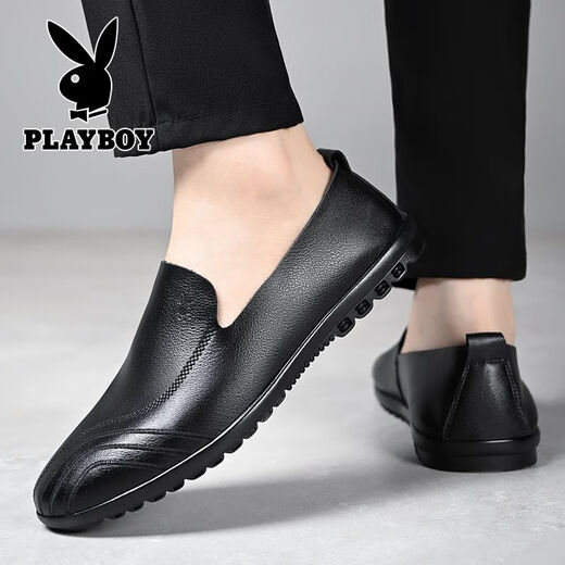 Playboy (Playboy Physical) мужская кожаная обувь искренняя кожаная ленивая обувь универсальная кожа