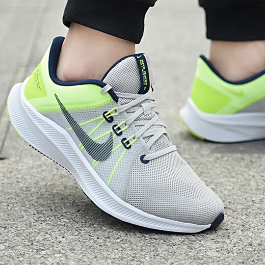 
Nike (NIKE) official website official men's shoes, sports shoes, QUEST 5 lightweight shock-absorbing and breathable casual shoes running DA1105-003/Gray fluorescent yellow/QUEST 4 42.5
