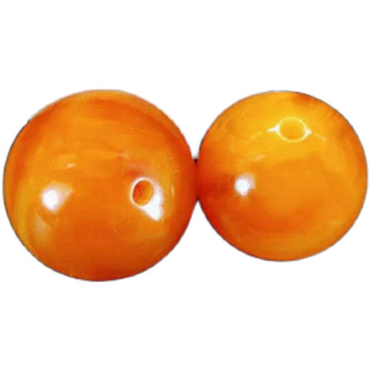 DL 1998 beeswax top bead natural chicken fat yellow old amber single bead round bead with bead waist bead diamond star diameter 12mm (1 piece)