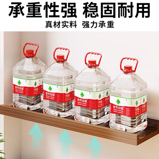 All are wall storage racks, one-word partition display rack, living room wall-mounted shelf organizer, simple wall-mounted shelf rack 60X15CM walnut color