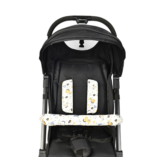 Betty Lever Griff Griff Arm Schutzkarren Accessoires Schulterfass Biss Kinderschlucken Handtuch kann abnehmbar sein, reinige Baumwoll -Schulterpolster 2+ Handschuhe + Schutzausrüstung (kleine Erdbeere)