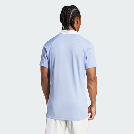 阿迪达斯 （adidas）t恤polo衫男运动短袖夏季网球服白色宽松透气礼物送爸爸 IW6227吴易昺美网 M