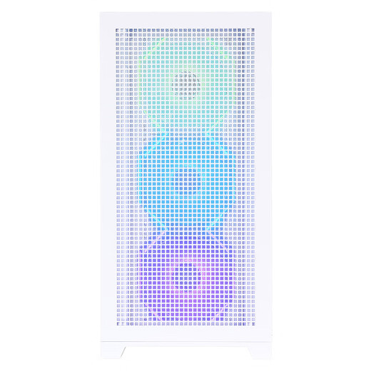 先马（SAMA）平头哥M9白色 台式m-atx电脑主机箱 玻璃侧透/前板网格散热/支持360水冷/标配Type-C接口/三面防尘