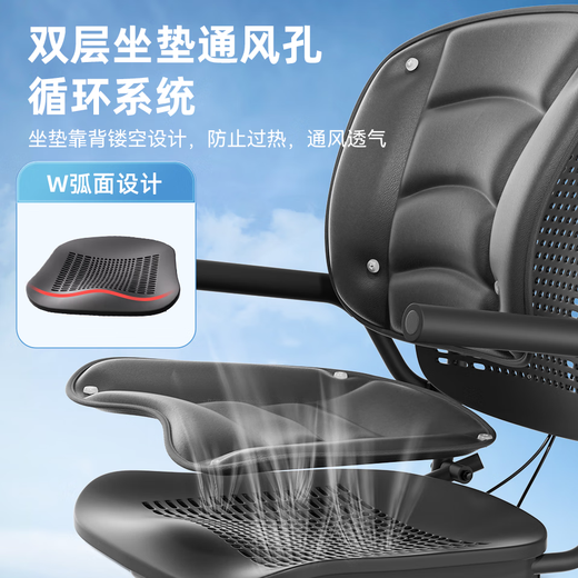 康倍星电动轮椅车HE701折叠轻便带拉杆老年人家用医用全自动代步可后躺