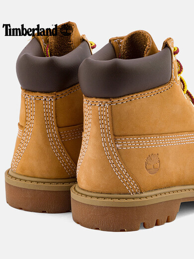 
Timberland (Timberland) children's shoes, big yellow boots, Martin boots, high top outdoor travel, large 12809 12809w/wheat color 25 (5-hole brass shoes)