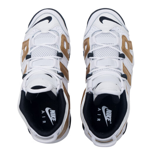 Nike (NIKE) Damenschuhe 2025 Herbst und Winter New Air More Uptempo Pippen Big Kinder Sport- und Freizeit-Basketballschuhe DM9922-103 Weiß Hellgrau 36,5