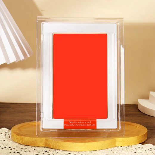 Xinghengmeng no-wash ink pad for newborn baby full moon special commemorative baby hand and foot print pad baby foot print pad no-wash ink pad hand and footprint pad large size no-wash footprint pad large size comes with 2 jams