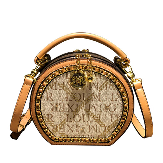 Sac à carres de vache de marque Hong Kong Sac pour femmes Sac de cylindre rétro Sac à épaule lettre de mode sac à corps crossbody sac petit sac