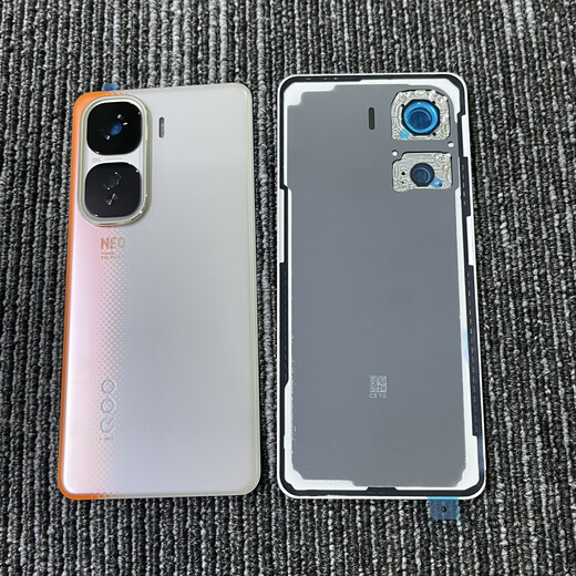 I Suitable for iQOONEO10 disassembly original back cover glass Neo10Pro mobile phone back case battery cover shell iQOONEo10/Neo10Pro original back cover black